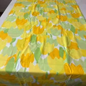 Vintage Vera, twin, flat, bedsheet by Burlington